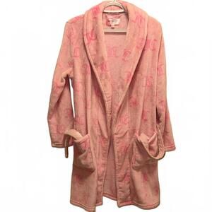 Juicy Couture Light Pink Plush Robe